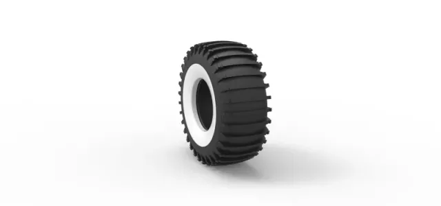 Diecast Whitewall Trom tire Scale 1:25 — Фото 8 из 12