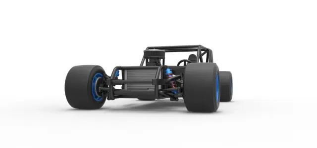Vintage Asphalt Modified stock car Base V4 Scale 1:25 — Фото 6 из 30