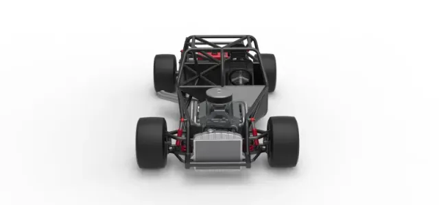 Vintage Asphalt Modified stock car Base V7 Scale 1:25 — Image 8 of 24