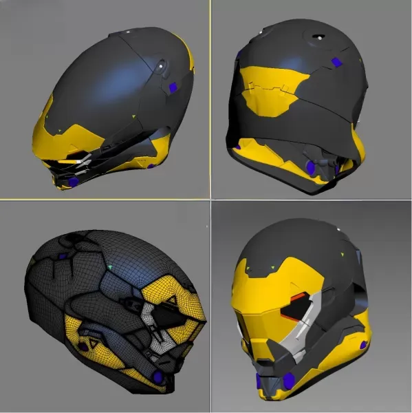 RCENB AnTHem Helmet 3D Printed Replica — Фото 2 из 3