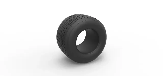 Diecast Dirt Sprint racing tire 13 Scale 1:25 — Фото 8 из 8