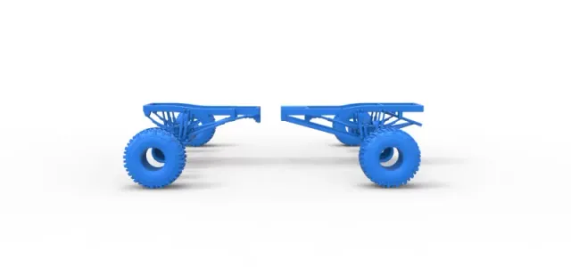 Chassis of Wheel Standing Mega Truck Scale 1:25 — Фото 20 из 23