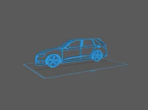 Audi - RS3 Wall art