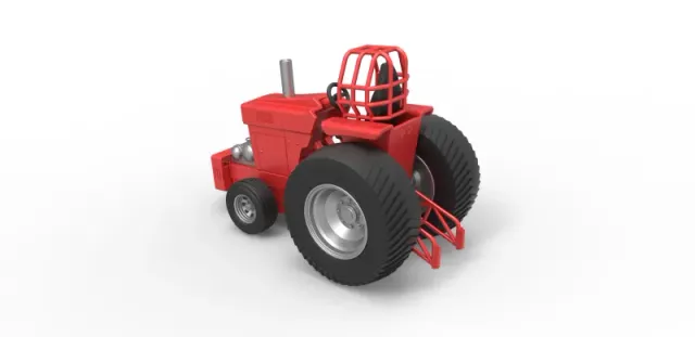 Fun short Pro Stock Pulling Tractor Version 1 Scale 1:25 — Фото 9 из 31