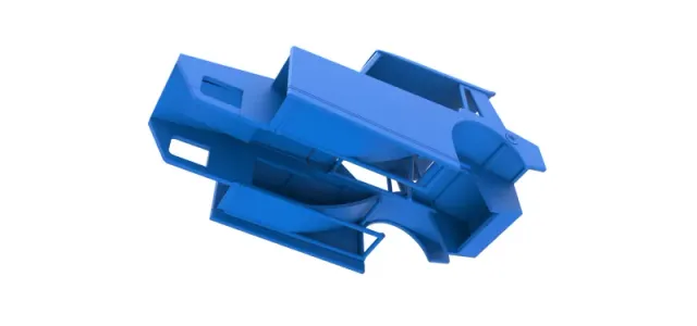 Shell of Vintage Dirt Modified stock car Version 6 Scale 1:25 — Фото 3 из 24