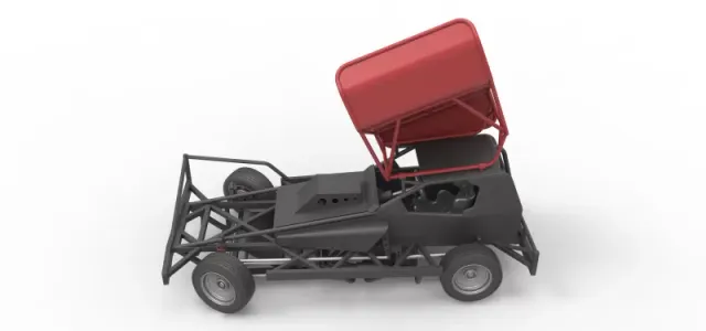 BriSCA Formula 1 Stock Car for Dirt while turning Scale 1:25 — Фото 10 из 31