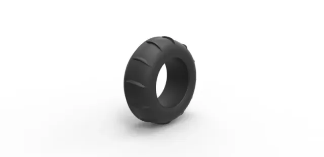 Diecast dune buggy front tire 12 Scale 1:25 — Image 2 of 10