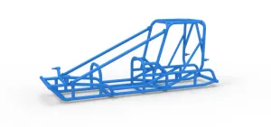 Frame of Dirt Silver Crown Champ car Scale 1:25