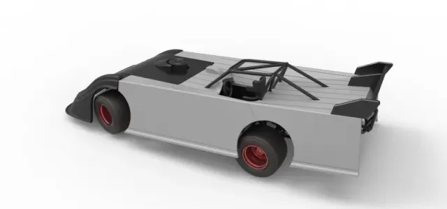 Super Dirt Late model while turning Version 2 Scale 1:25 — Фото 12 из 31