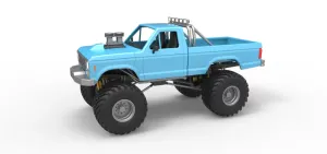 Diecast vintage Monster Truck Scale 1:25