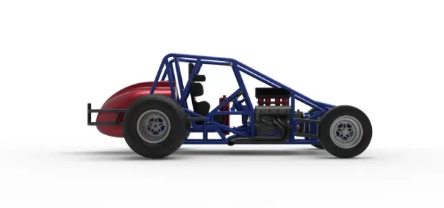 Dirt Silver Crown Car Base Scale 1:25 — Фото 22 из 30