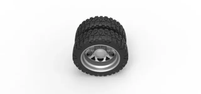 Diecast Rear semi wheel for pickup Version 15 Scale 1:25 — Image 6 of 12