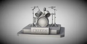 Roger Taylor - Queen 3D printing