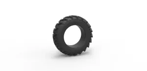 Diecast pulling tractor rear tire 11 Scale 1:25