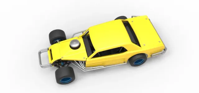 Vintage Asphalt Modified stock car V8 Scale 1:25 — Фото 4 из 30