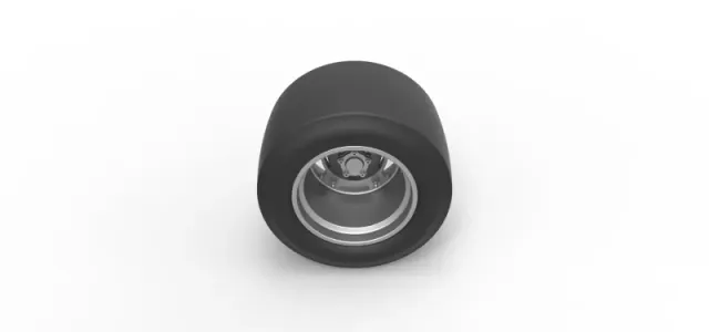 Diecast wheel from Asphalt Modified stock car Scale 1:25 — Image 6 of 12