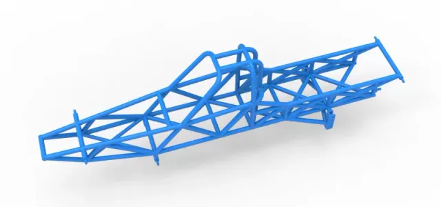 Frame of Vintage Mud dragster Scale 1:25 — Фото 2 из 12