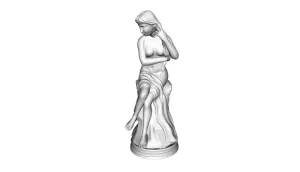 Sculpture of a Sitting Woman