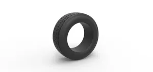Diecast Dirt Sprint racing front tire 4 Scale 1:25