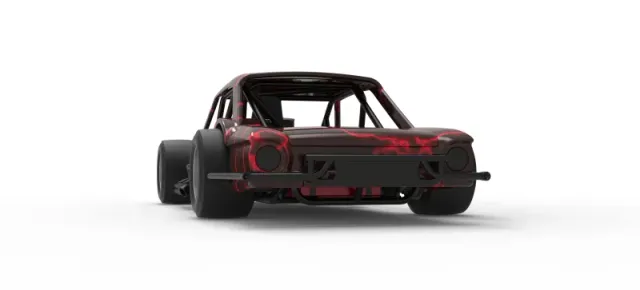 Vintage Asphalt Modified stock car V13 Scale 1:25 — Фото 15 из 30