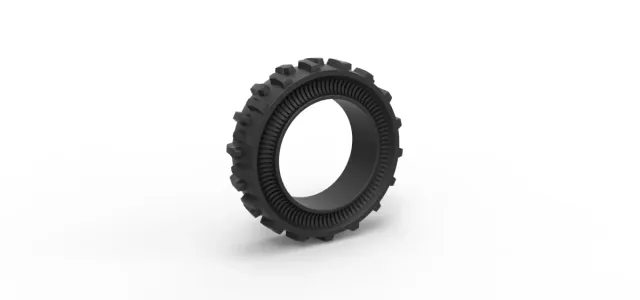 Diecast tractor Cup tire Version 1 Scale 1:25 — Фото 9 из 9