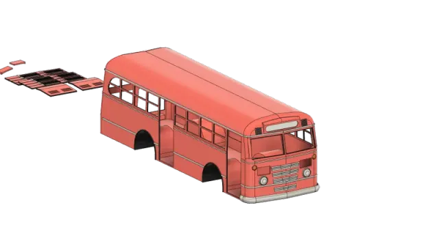 1:14 Ford 49B Bus TAMIYA RC MODELLBAU — Image 13 of 15