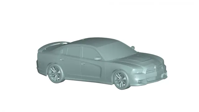 dodge Charger 2012 - 3d model — Image 2 of 2