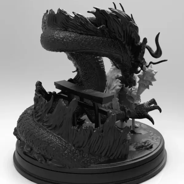 3D Printed Kaido One Piece Figure — Image 8 of 8