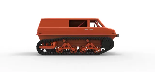 Vintage Monster tank Version 3 Scale 1:25 — Image 18 of 31