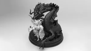 3D Printed Kaido One Piece Figure