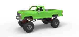 Wheel Standing Mega Truck Scale 1:25