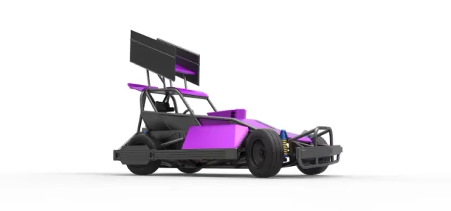 New Zealand Superstock car while turning Version 2 Scale 1:25 — Фото 25 из 31