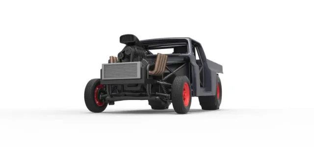 Diecast Dirt Dragster truck Scale 1:25 — Фото 5 из 31