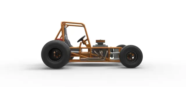 Vintage Sprint car Base Version 2 Scale 1:25 — Фото 22 из 30