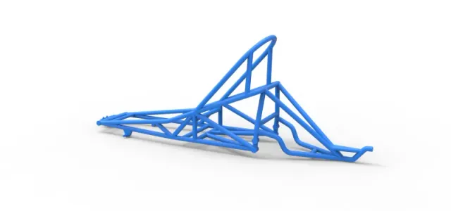 Frame of old school Front engine dragster Version 6 Scale 1:25 — Image 9 of 12