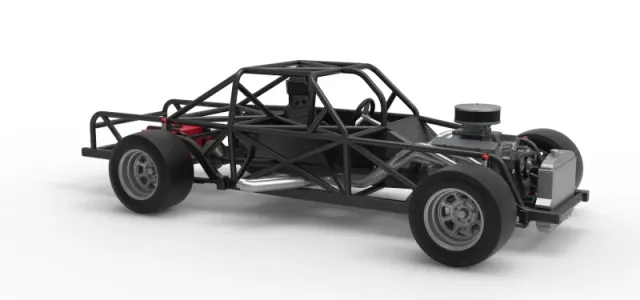 Vintage Asphalt Modified stock car Base V7 Scale 1:25 — Image 20 of 24