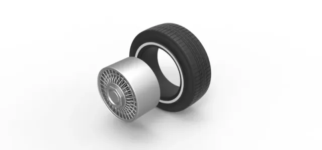 Diecast wire wheel 3 Scale 1 to 10 — Фото 6 из 7