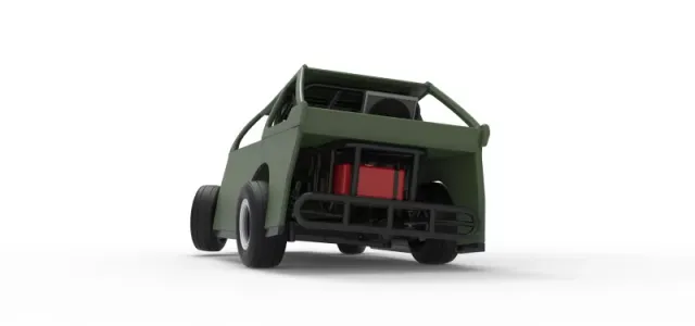 Mod Lite Race car while turning Version 2 Scale 1:25 — Фото 15 из 28