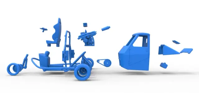 Ape car proto Scale 1:25 — Фото 28 из 30