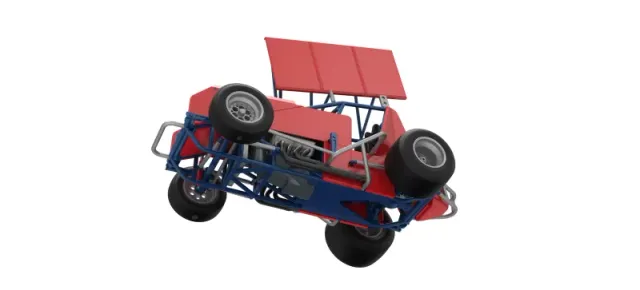 Winged Sprint car Version 2 Scale 1:25 — Фото 3 из 30