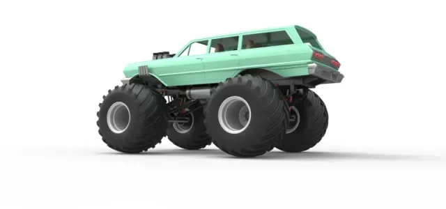 Vintage Monster Truck Scale 1:25 — Фото 13 из 21