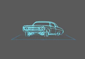 Chevrolet - Impala 1969 Wall Art
