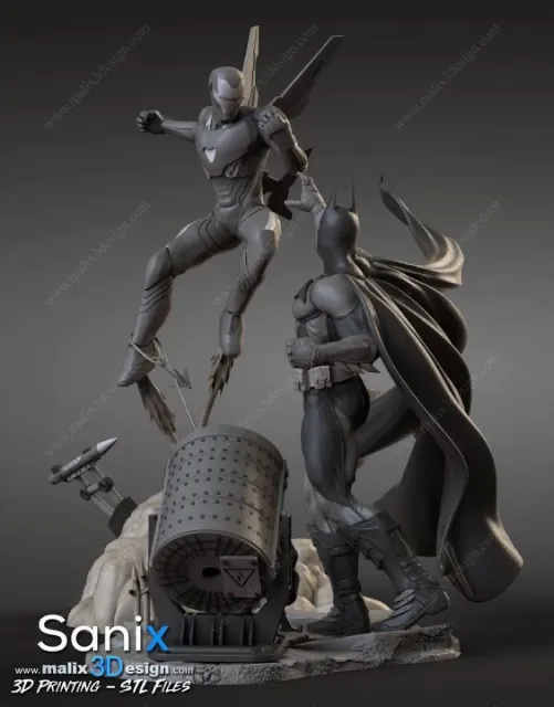 The Dark Knight vs Iron Man 3D Print — Фото 12 из 12