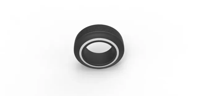 Diecast lowrider tire 3 Scale 1 to 25 — Image 6 of 15