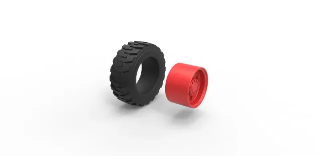 Diecast Heavy equipment wheel Scale 1:25 — Фото 10 из 11