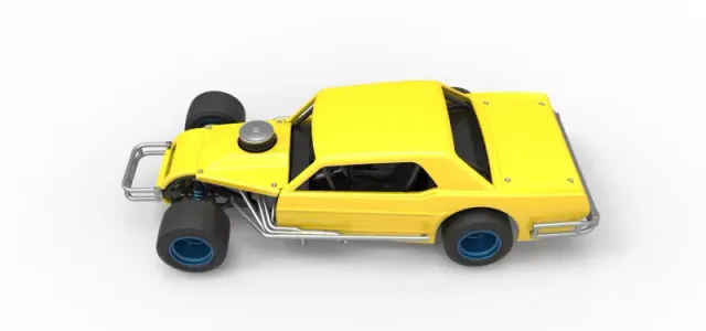 Vintage Asphalt Modified stock car V8 Scale 1:25 — Фото 10 из 30