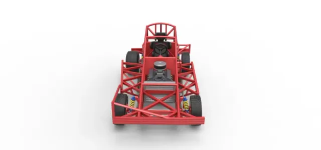 BriSCA Formula 1 Stock Car Base for Dirt Scale 1:25 — Фото 8 из 31