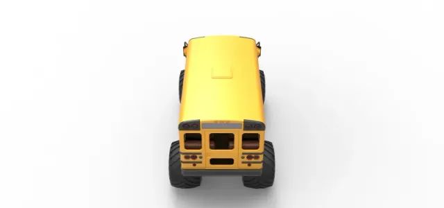 Vintage School bus Monster Truck Scale 1:25 — Фото 17 из 26