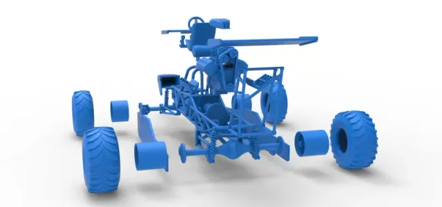Vintage Mud dragster Scale 1:25 — Фото 25 из 26