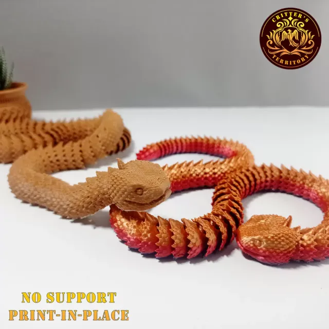 Articulated Spiky Viper Snake — Фото 5 из 5